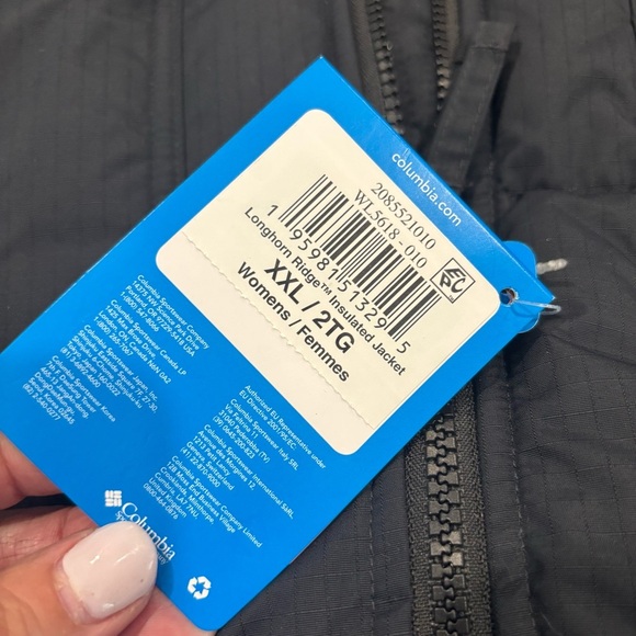 Columbia Women's Black Puffer Jacket XXL NWT - Picture 6 of 8